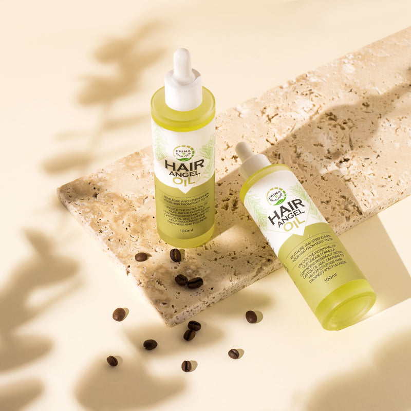 Hair Angel ulje je inovativna formulacija bazirana na prirodnim uljima ruzmarina, ricinusa sa dodatkom biotina i kofeina koja poticu rast kose